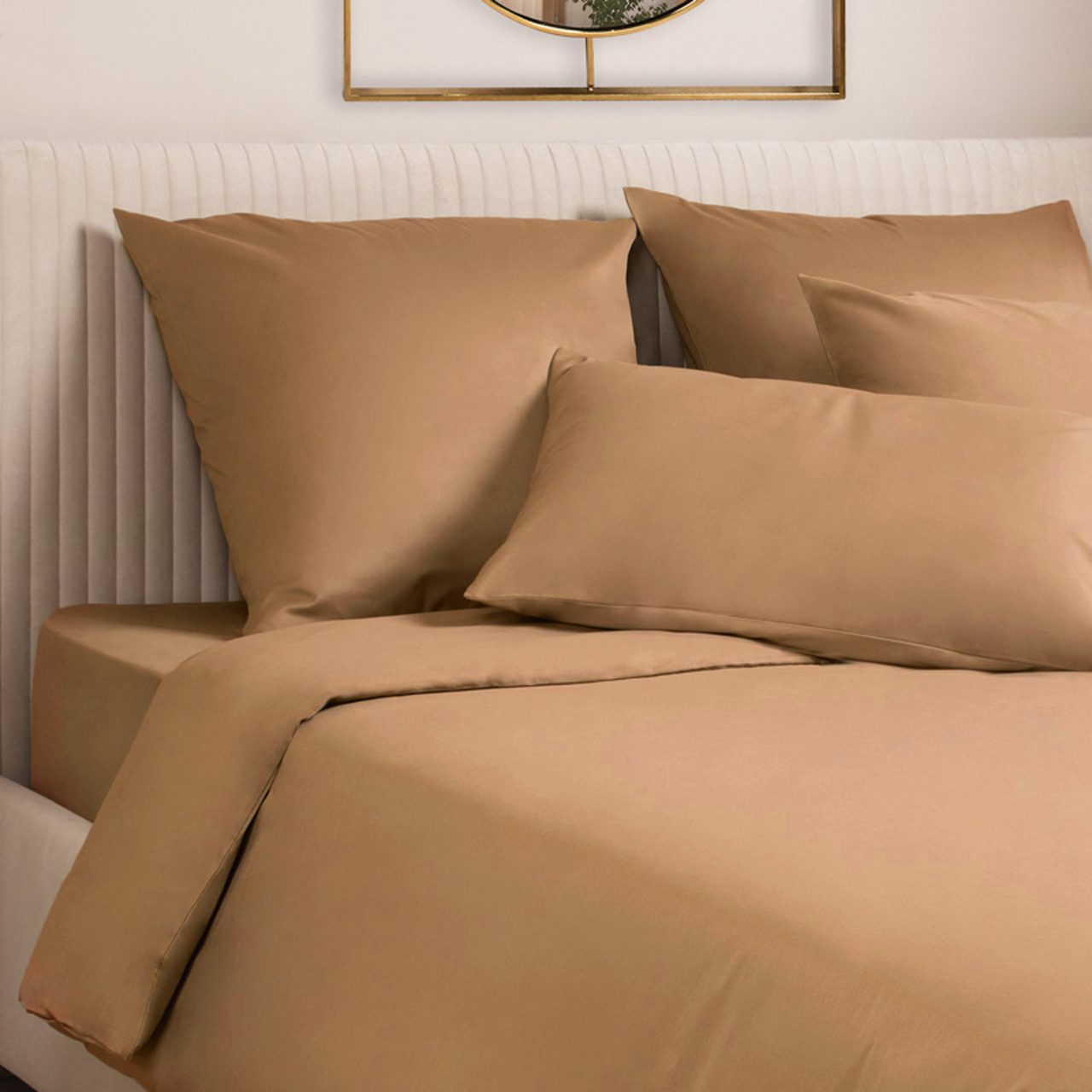 Постельное белье Моноспейс мокко