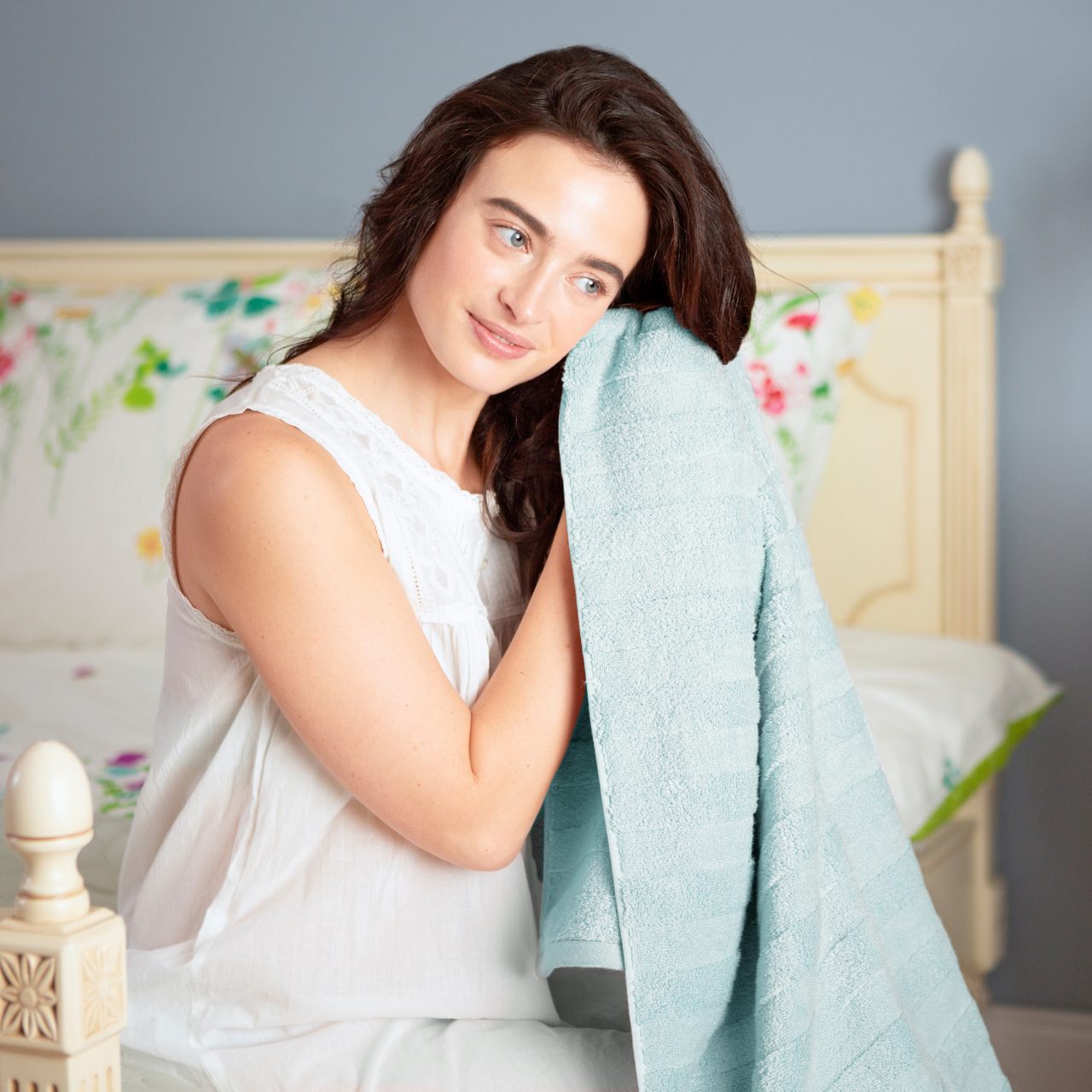 Полотенце Авеню голубое