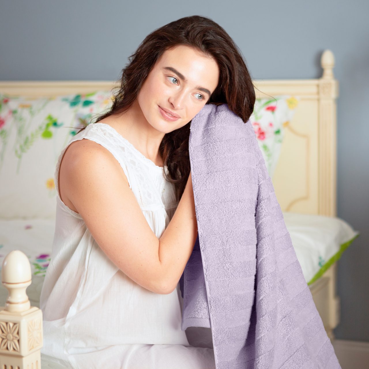 Полотенце Авеню сиреневое