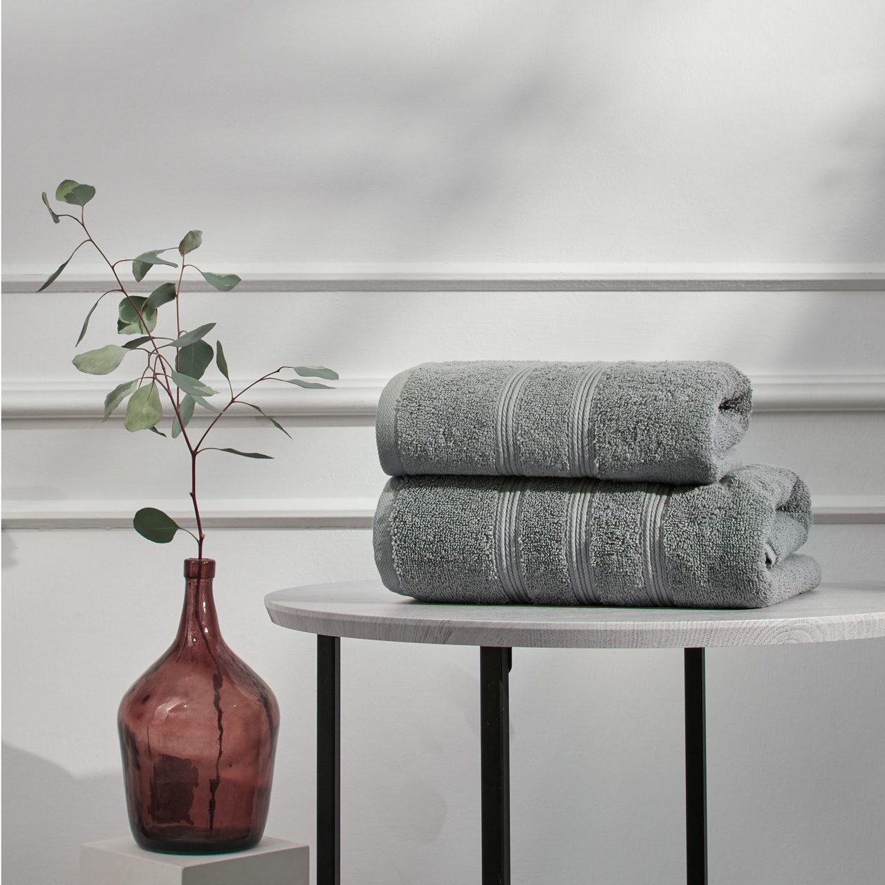 Полотенце Ницца серый