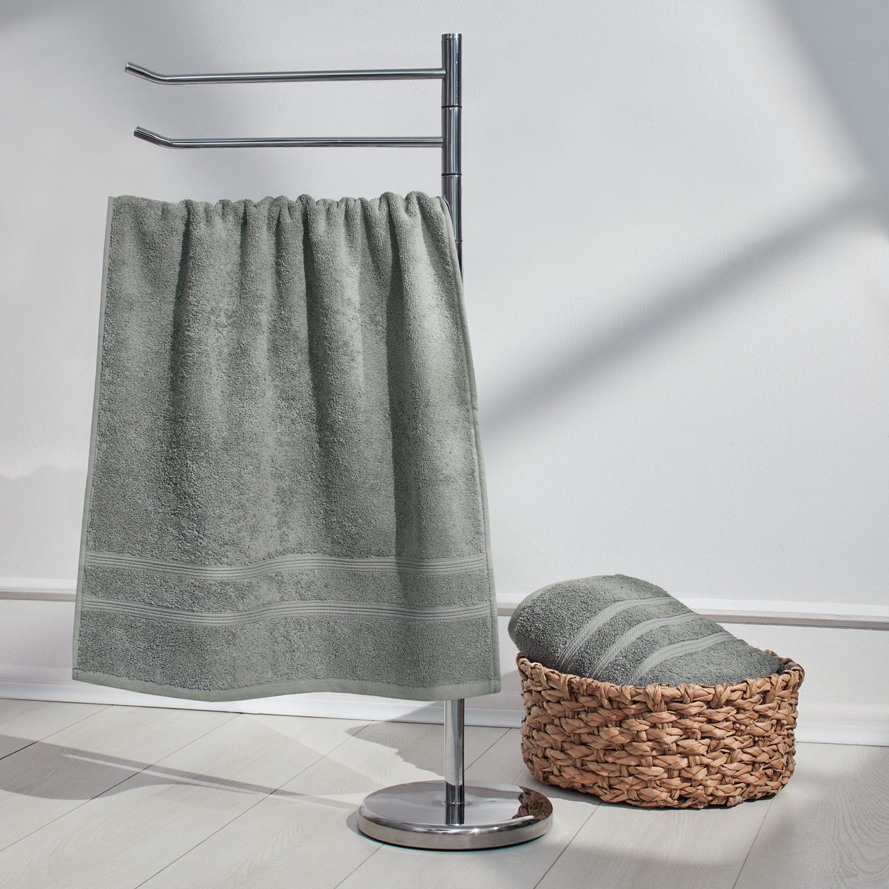 Полотенце Ницца серый