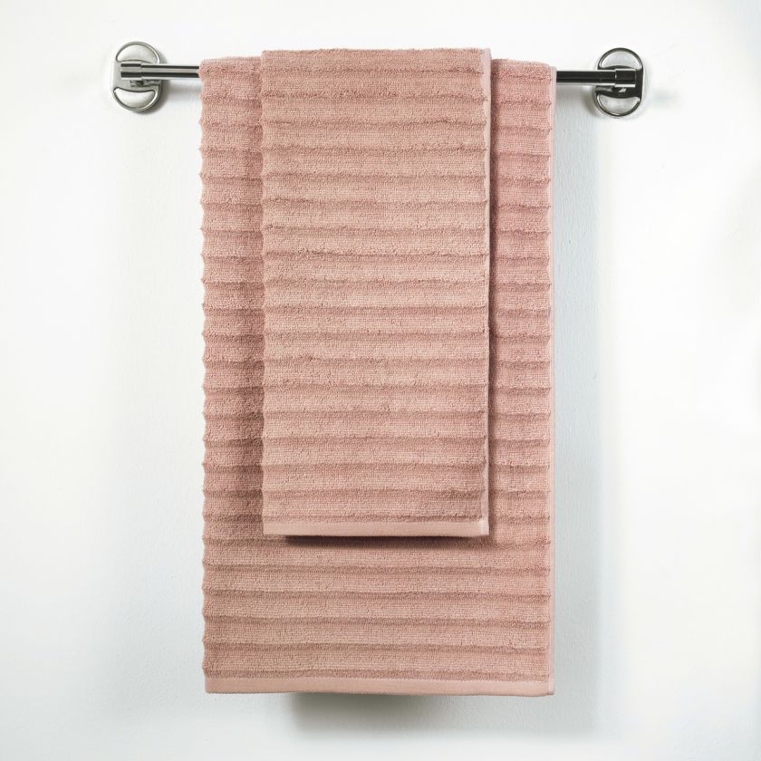 Полотенце Волна пудровое