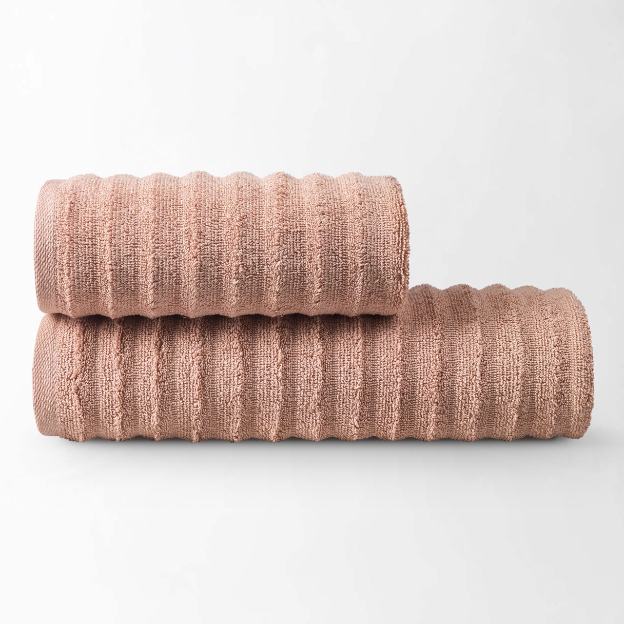 Полотенце Волна пудровое