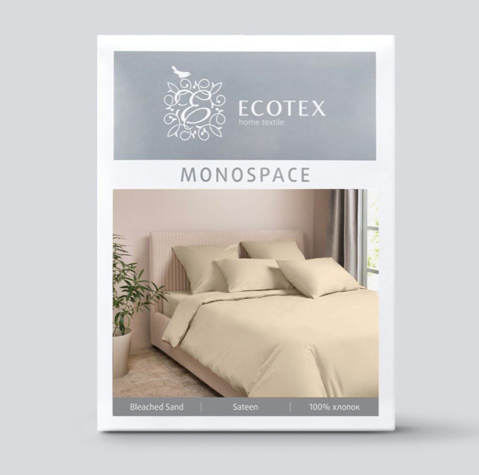 Постельное белье Моноспейс кремовый