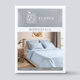 Постельное белье Моноспейс серо-голубой