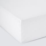 Простыня на резинке Трикотажная белая