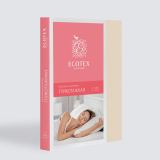 Простыня на резинке Трикотажная бежевая