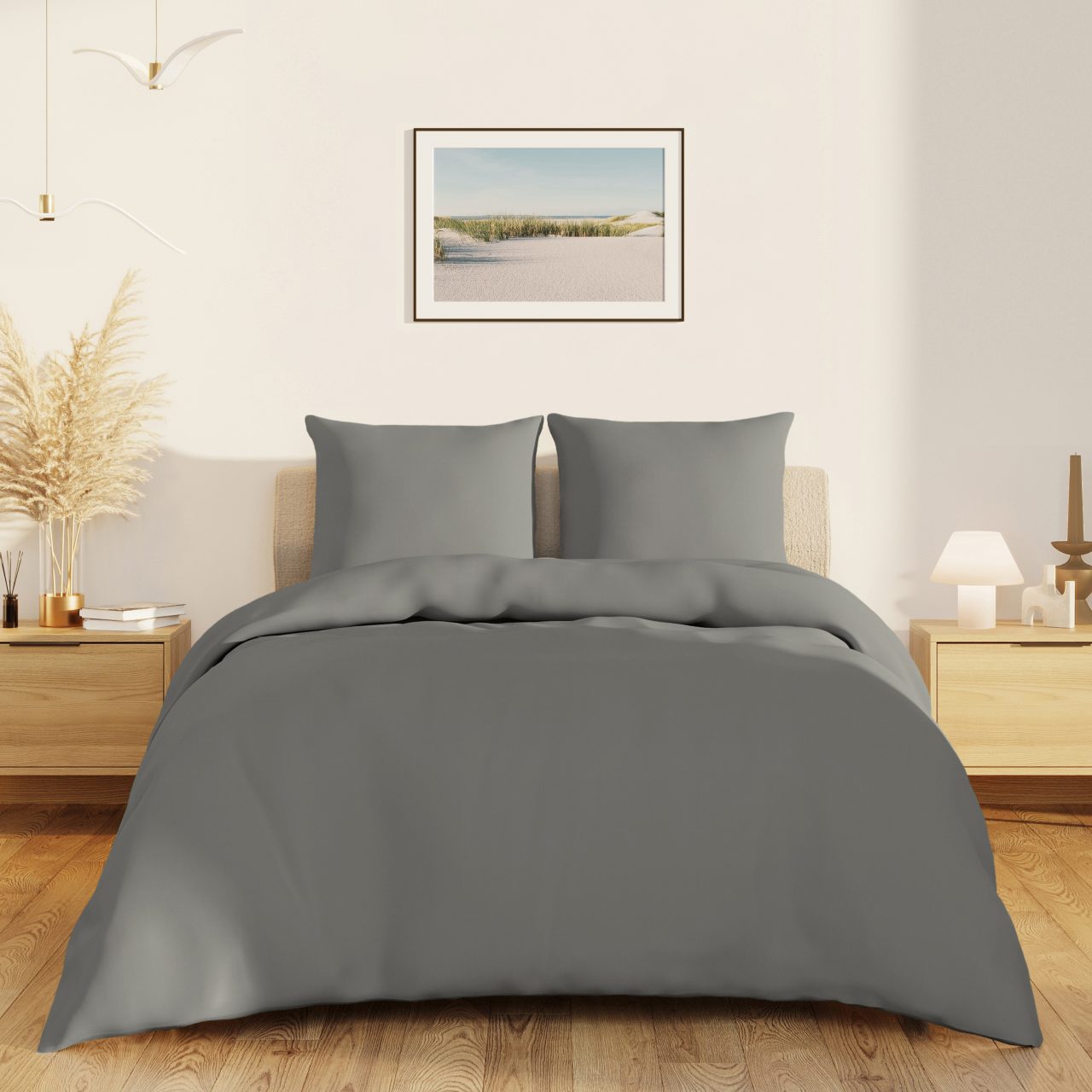 Постельное белье Love colors антрацит