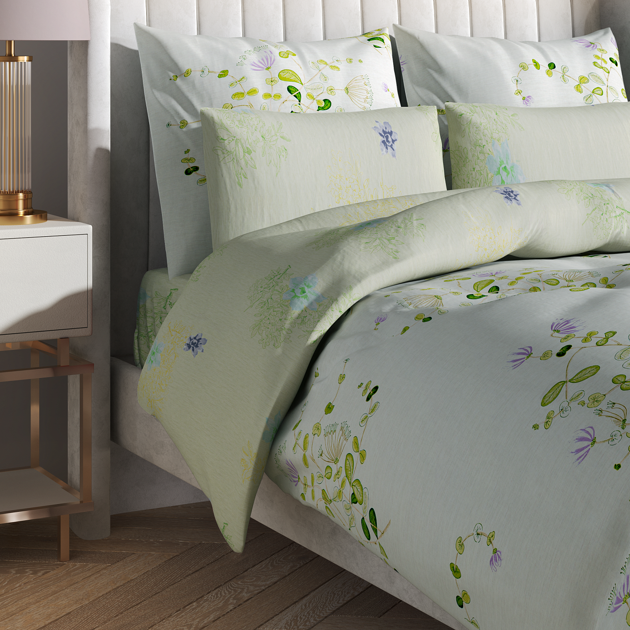 Постельное белье Цветочный ноктюрн