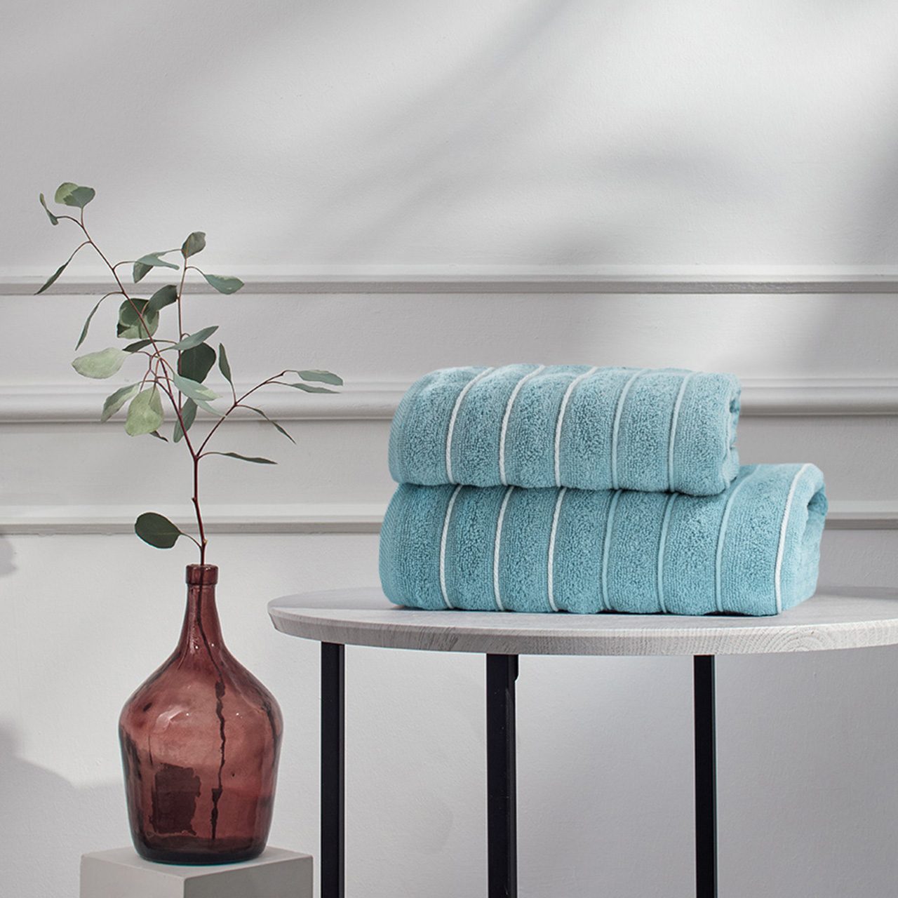 Полотенце Люкс голубой