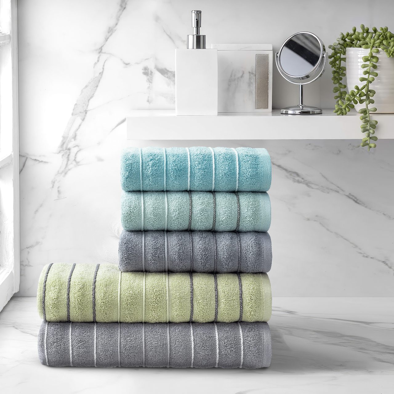 Полотенце Люкс оливковый