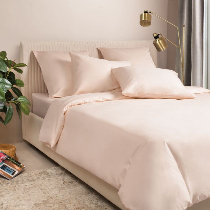 Постельное белье Моноспейс пудровый